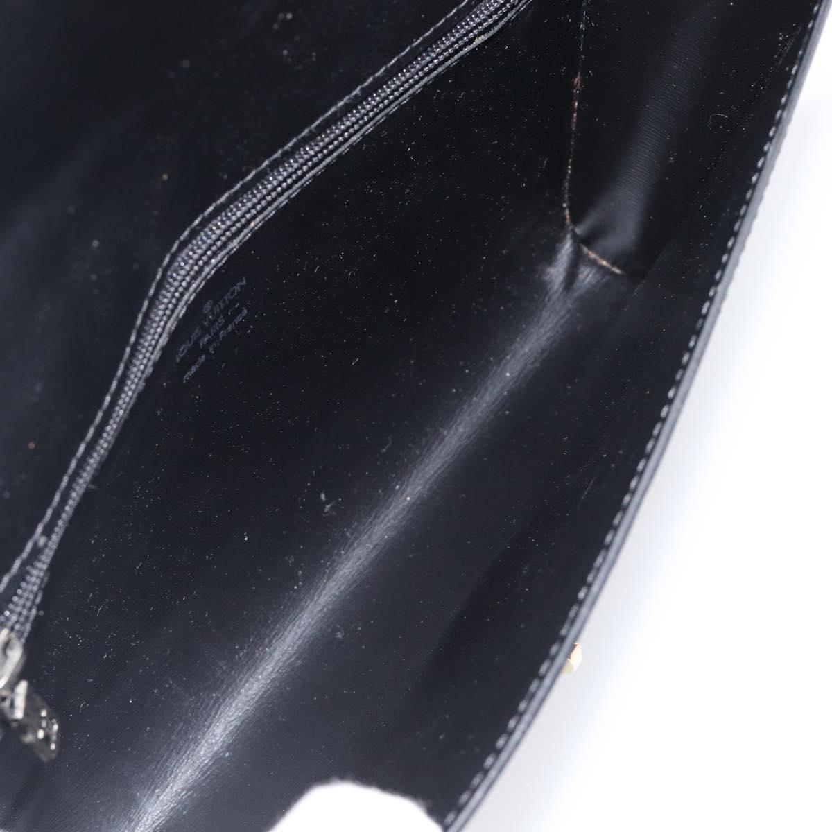 LOUIS VUITTON Epi Pochette Arche Shoulder Bag Black Noir M52572 LV Auth ep16147A