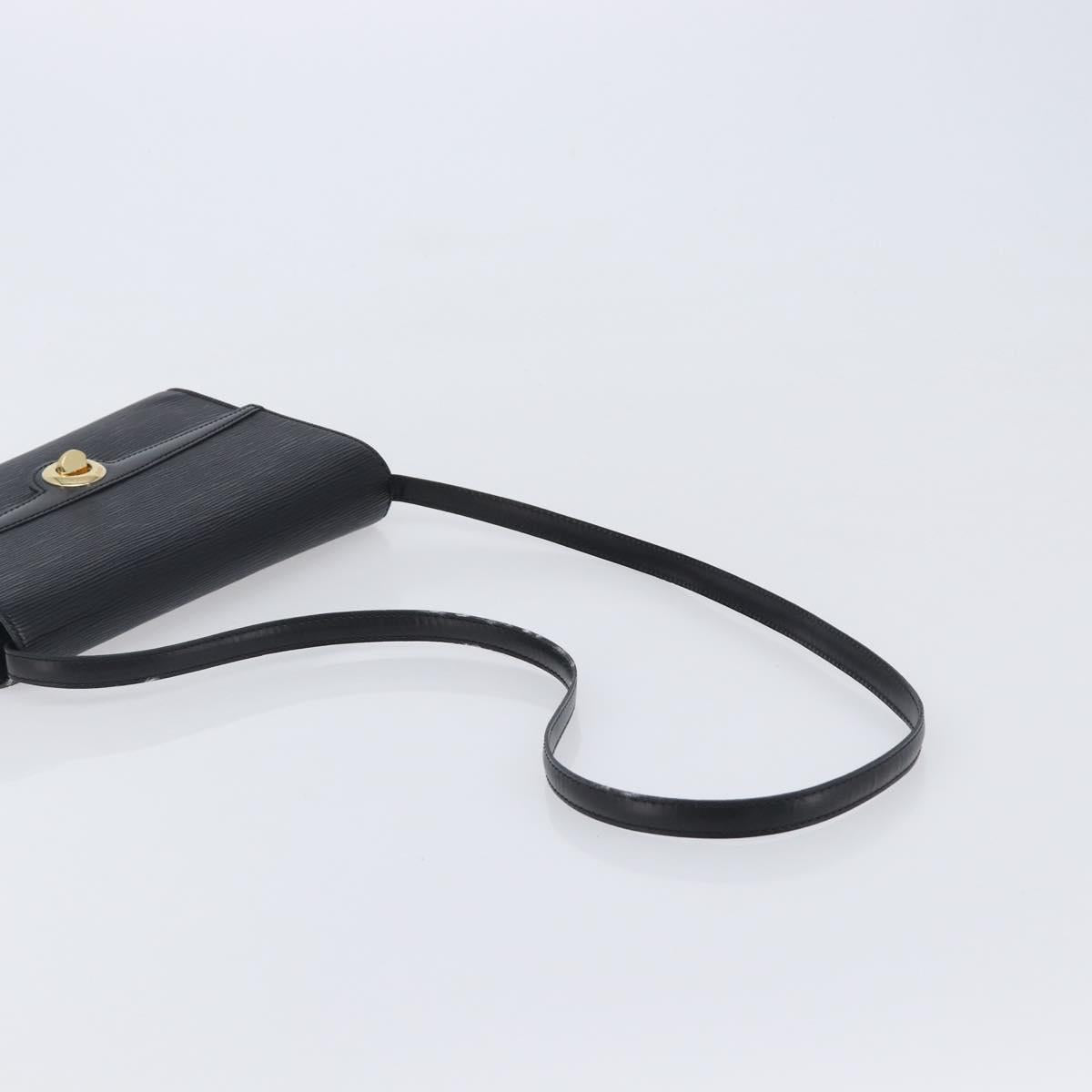 LOUIS VUITTON Epi Pochette Arche Shoulder Bag Black Noir M52572 LV Auth ep16147A