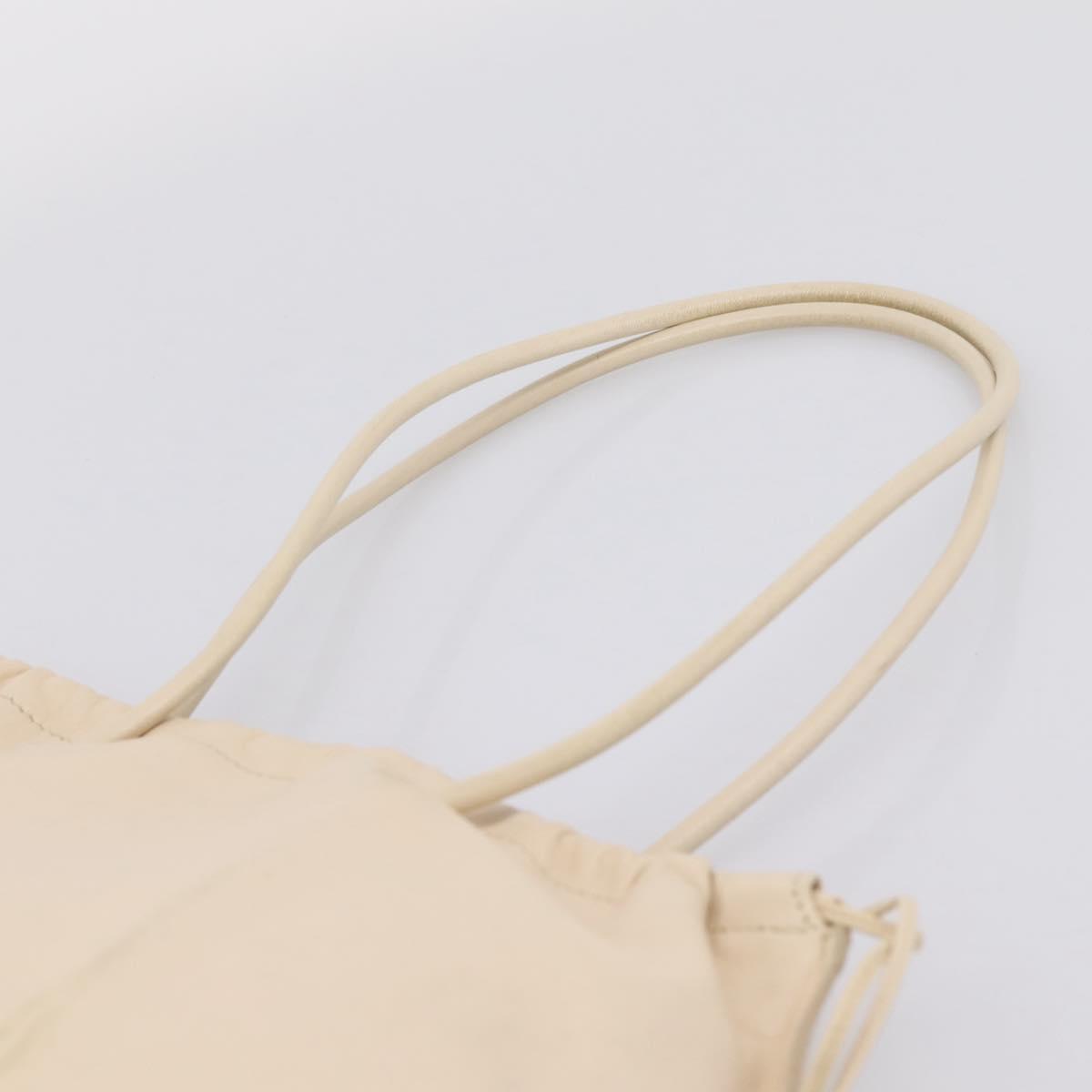 GUCCI Shoulder Bag Leather Ivory 001 4403 3444 Auth ep16149