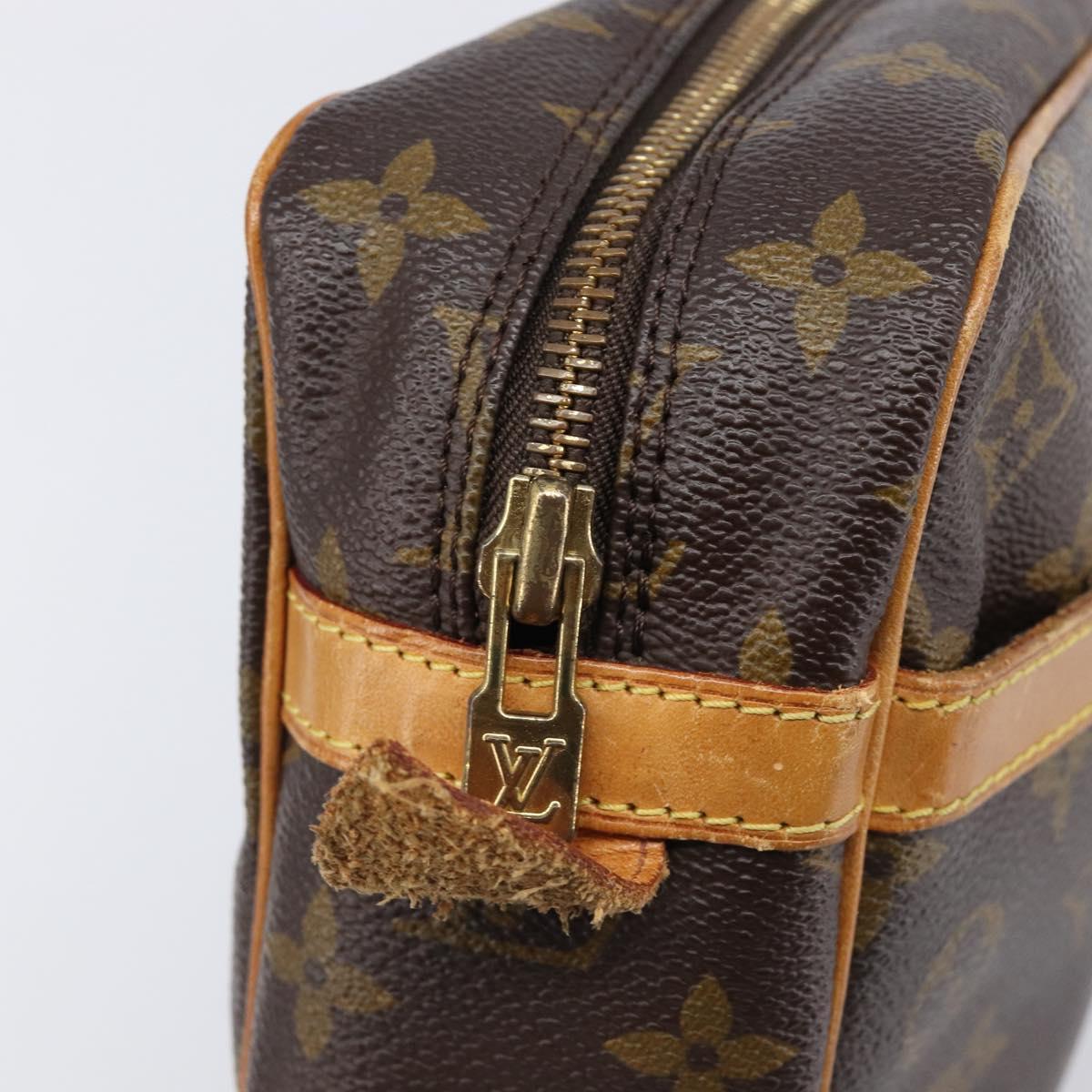 LOUIS VUITTON Monogram Compiegne 28 Clutch Bag M51845 LV Auth ep16150