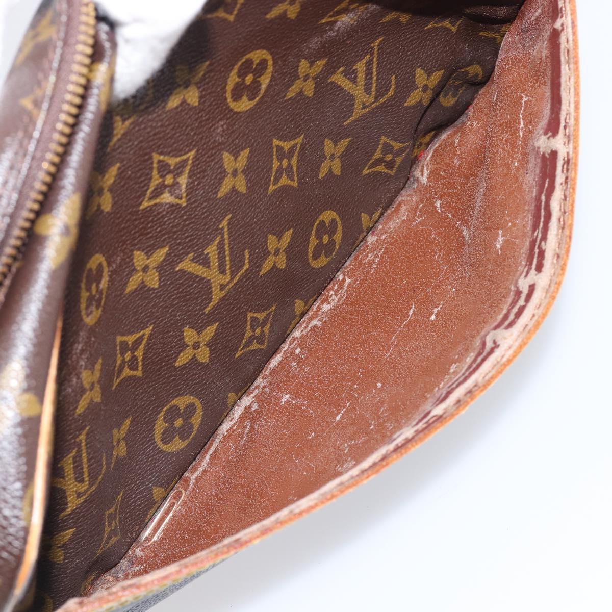 LOUIS VUITTON Monogram Compiegne 28 Clutch Bag M51845 LV Auth ep16150
