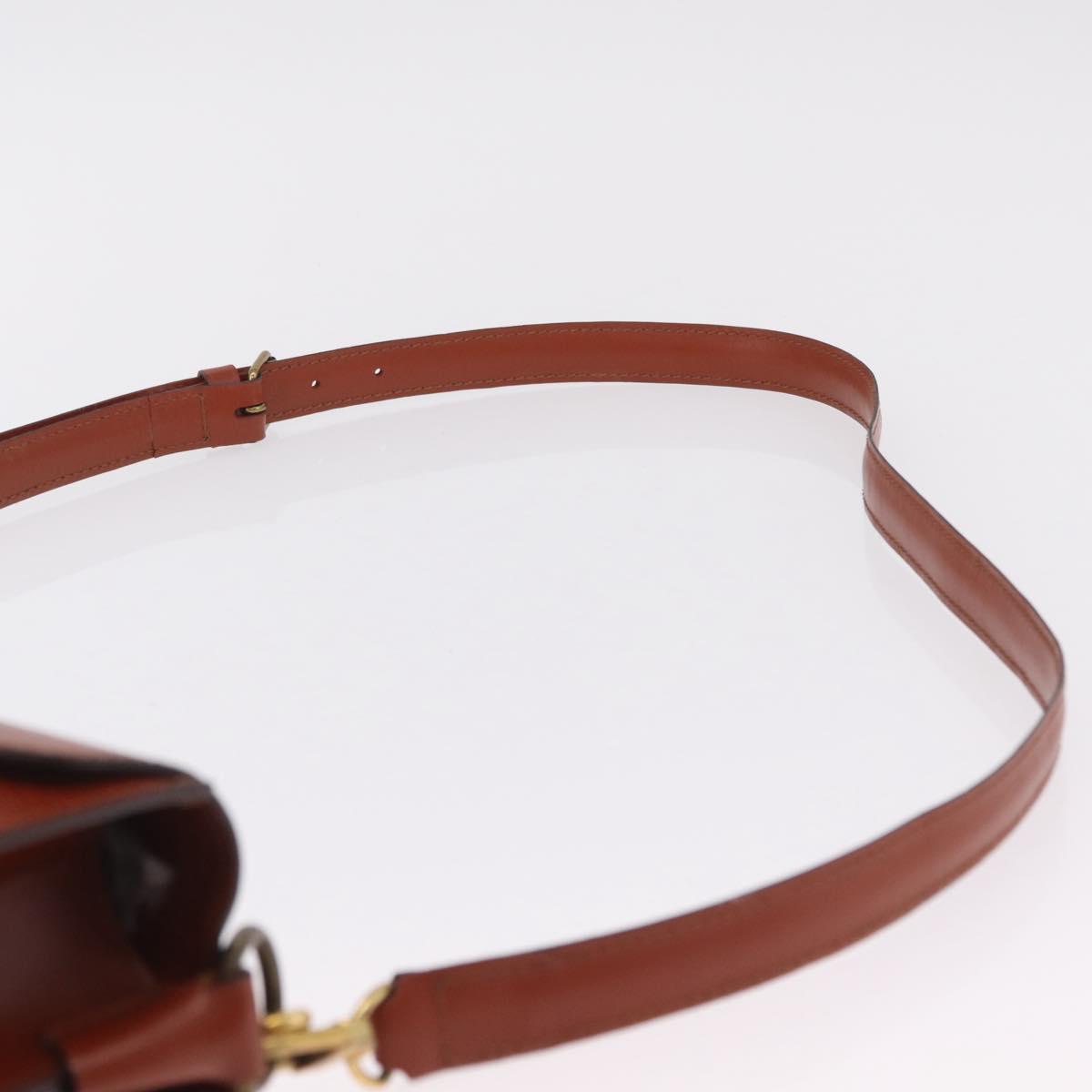 LOUIS VUITTON Epi Biface Hand Bag 2way Brown M52323 LV Auth ep16152