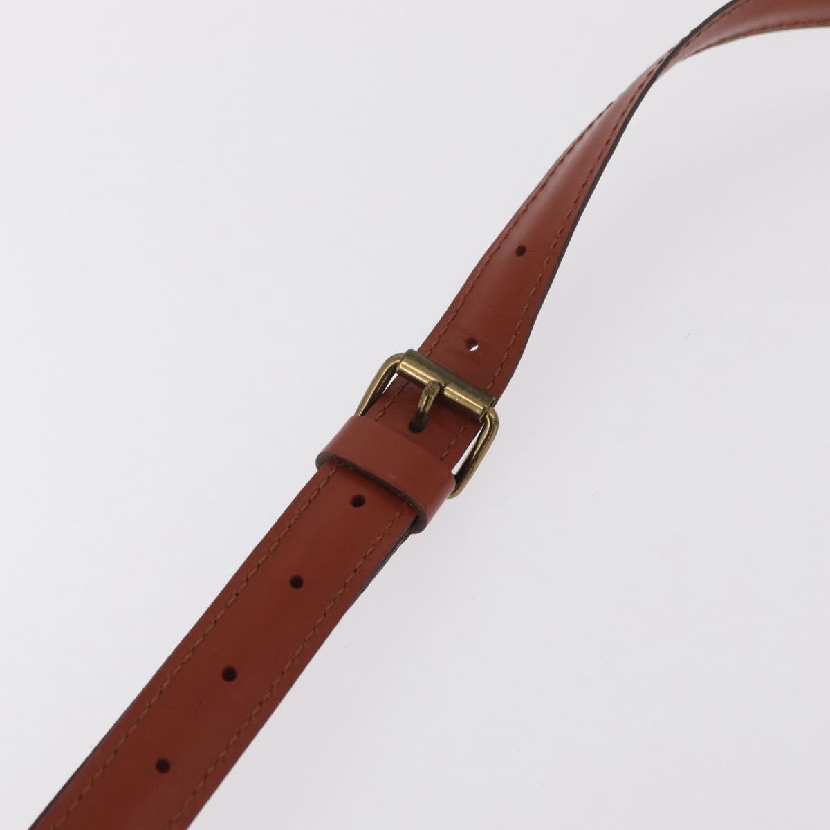 LOUIS VUITTON Epi Biface Hand Bag 2way Brown M52323 LV Auth ep16152
