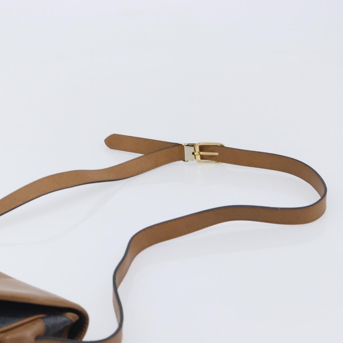 Christian Dior Honeycomb Canvas Shoulder Bag PVC Gold Blue Auth ep16154
