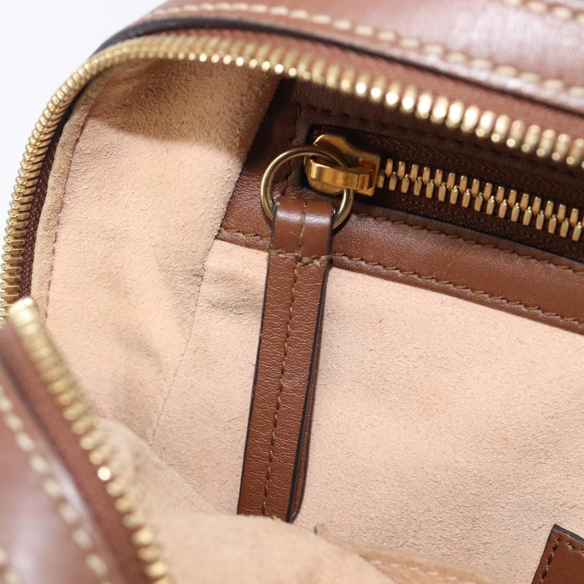 GUCCI GG Supreme Web Sherry Line Backpack PVC Beige Gold 427042 Auth ep16166A