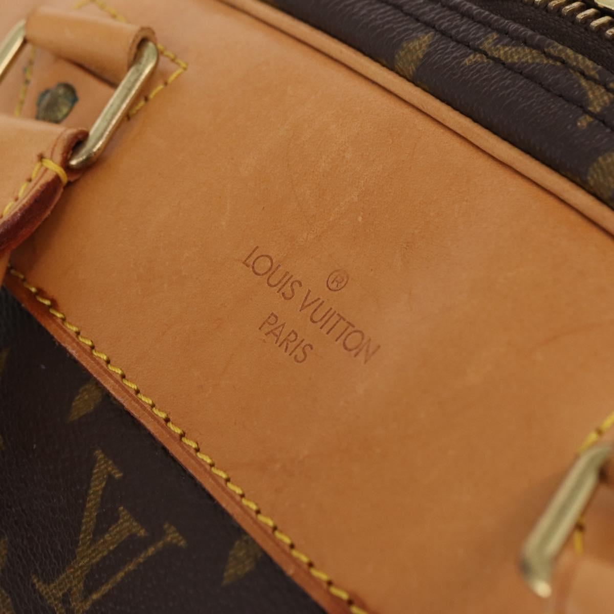 LOUIS VUITTON Monogram Alize de Poche Boston Bag 2way M41392 LV Auth ep16167