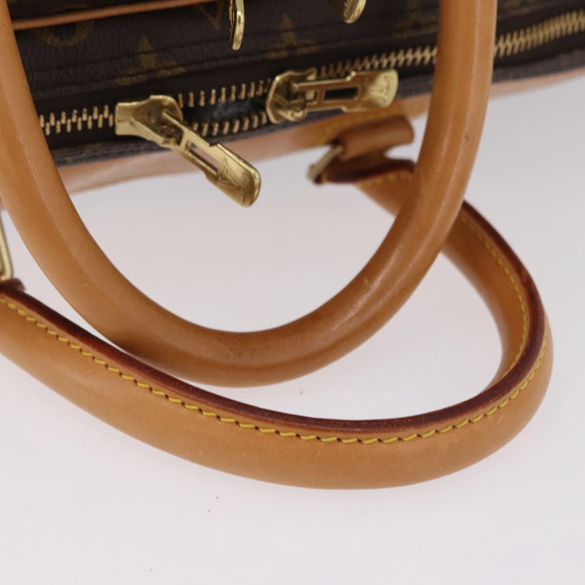 LOUIS VUITTON Monogram Alize de Poche Boston Bag 2way M41392 LV Auth ep16167