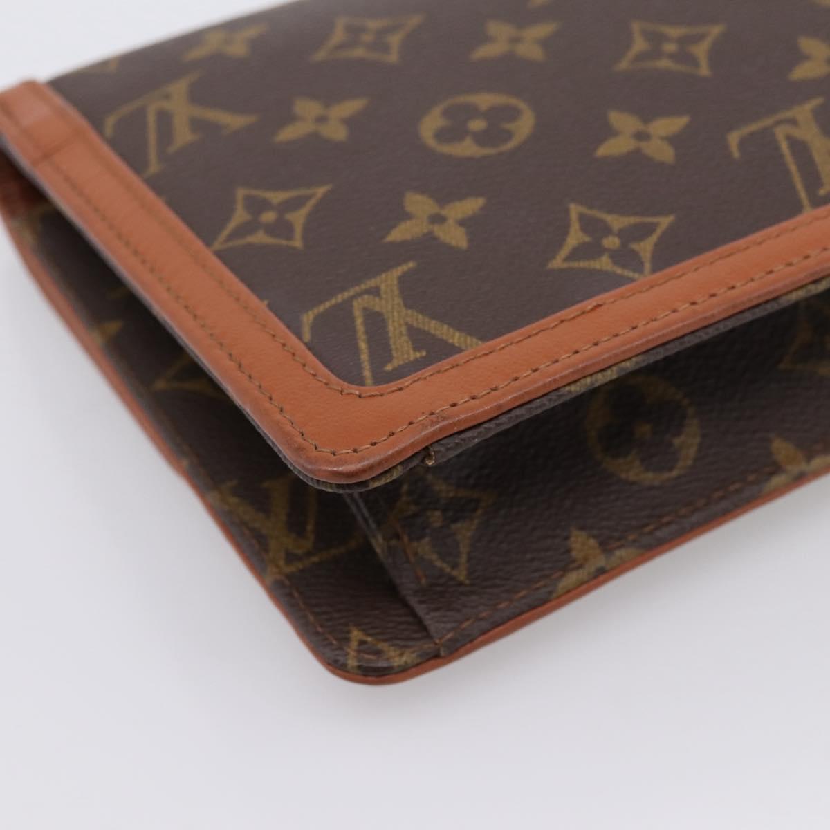 LOUIS VUITTON Monogram Pochette Dam GM Clutch Bag M51810 LV Auth ep16181