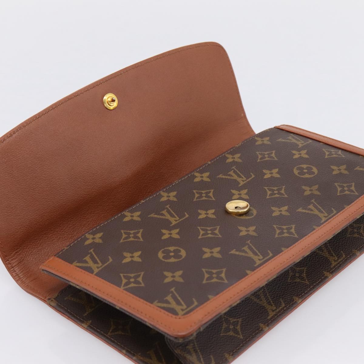 LOUIS VUITTON Monogram Pochette Dam GM Clutch Bag M51810 LV Auth ep16181