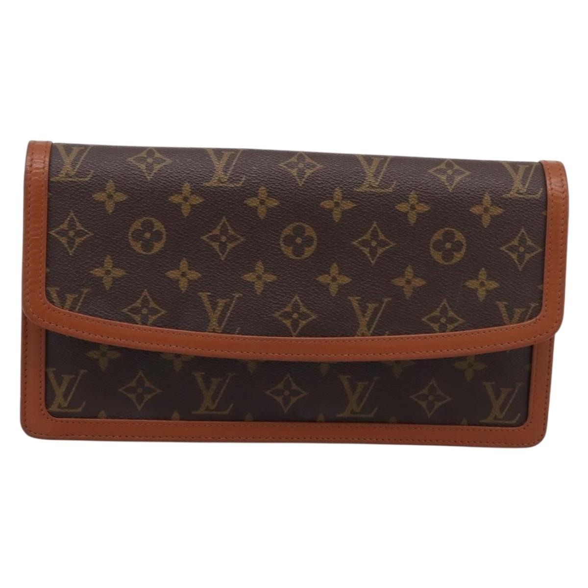 LOUIS VUITTON Monogram Pochette Dam GM Clutch Bag M51810 LV Auth ep16181
