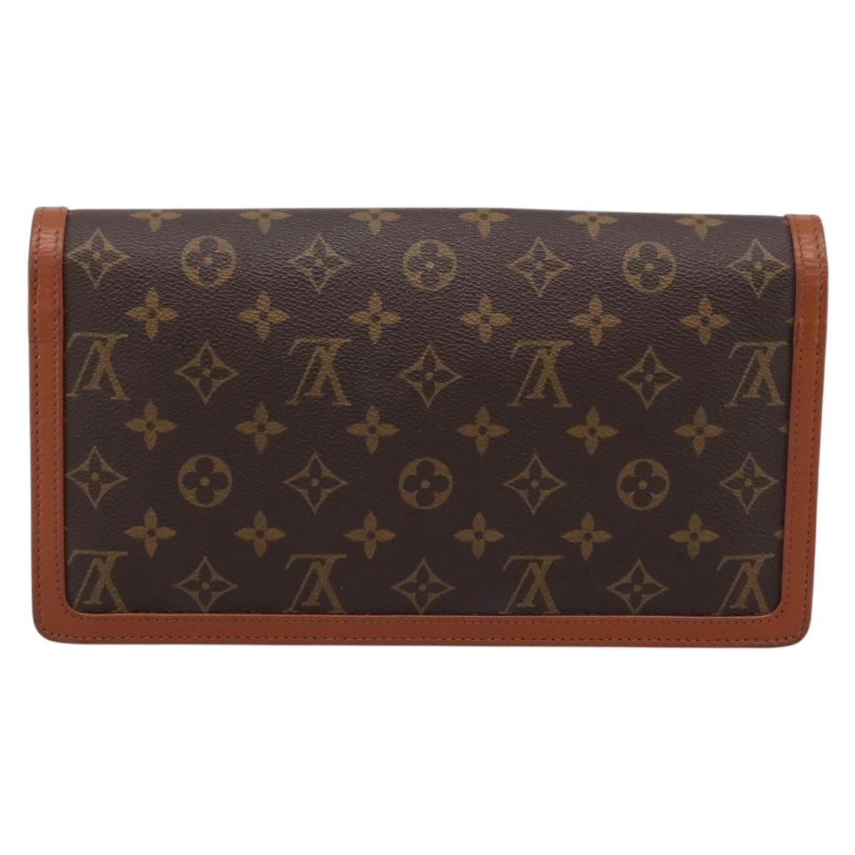LOUIS VUITTON Monogram Pochette Dam GM Clutch Bag M51810 LV Auth ep16181