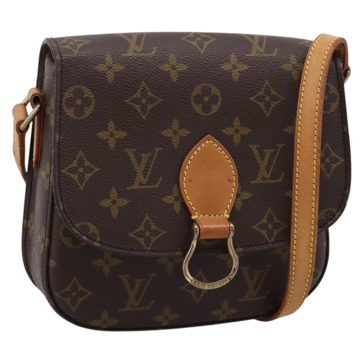 LOUIS VUITTON Monogram Saint Cloud MM Shoulder Bag M51243 LV Auth ep16184A