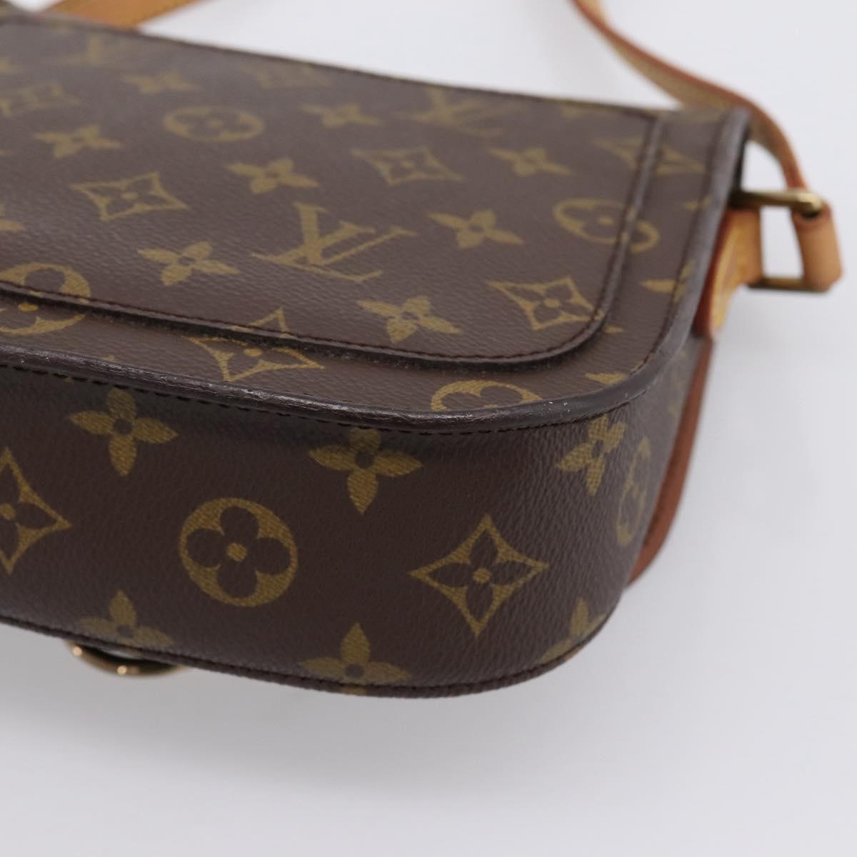 LOUIS VUITTON Monogram Saint Cloud MM Shoulder Bag M51243 LV Auth ep16184A