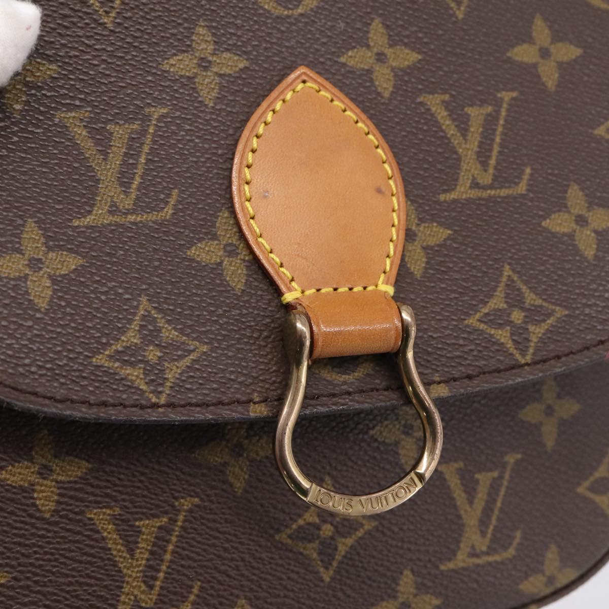 LOUIS VUITTON Monogram Saint Cloud MM Shoulder Bag M51243 LV Auth ep16184A
