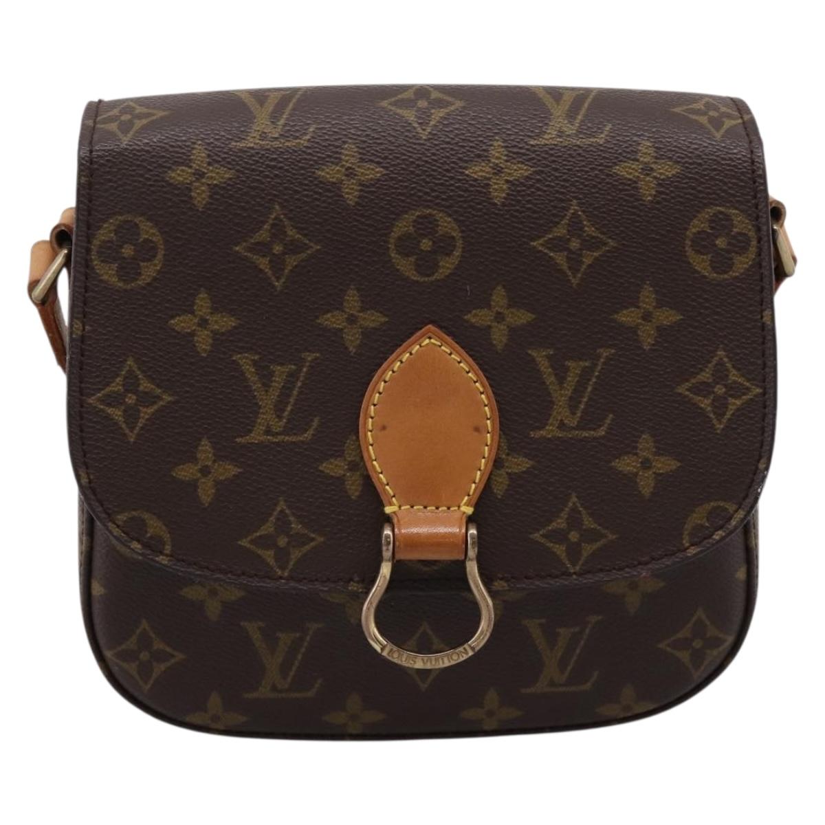 LOUIS VUITTON Monogram Saint Cloud MM Shoulder Bag M51243 LV Auth ep16184A