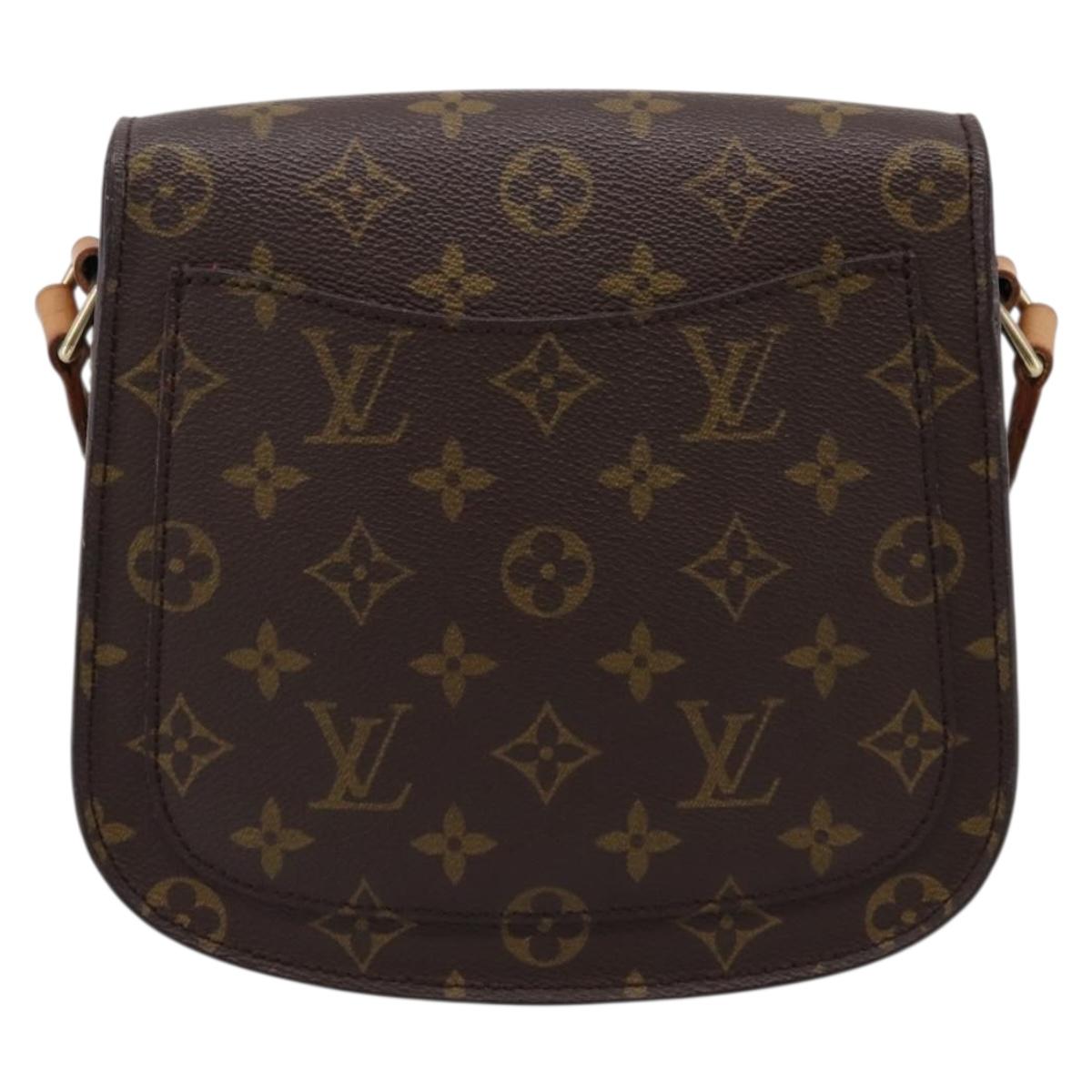LOUIS VUITTON Monogram Saint Cloud MM Shoulder Bag M51243 LV Auth ep16184A