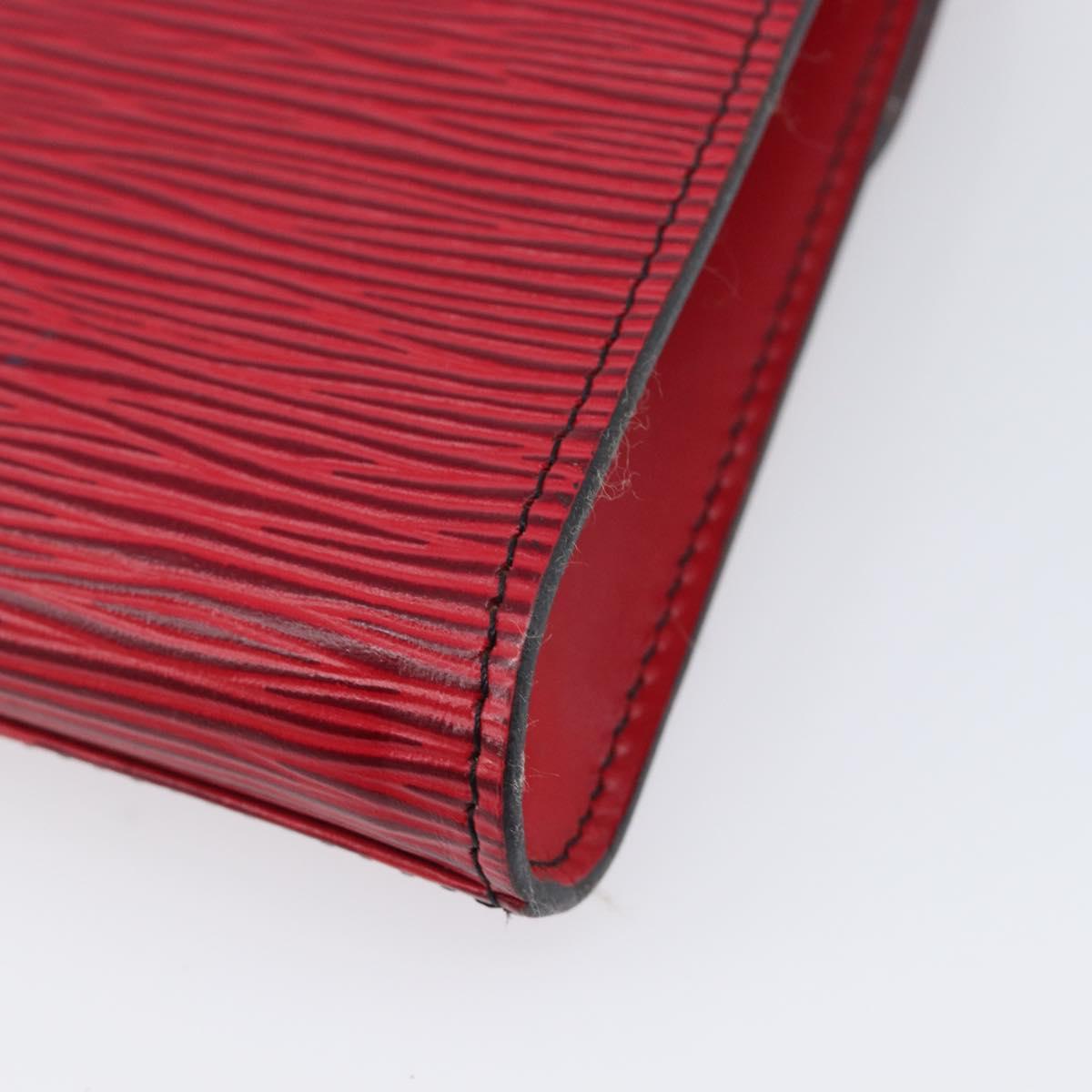 LOUIS VUITTON Epi Art Deco Clutch Bag Red M52637 LV Auth ep16193