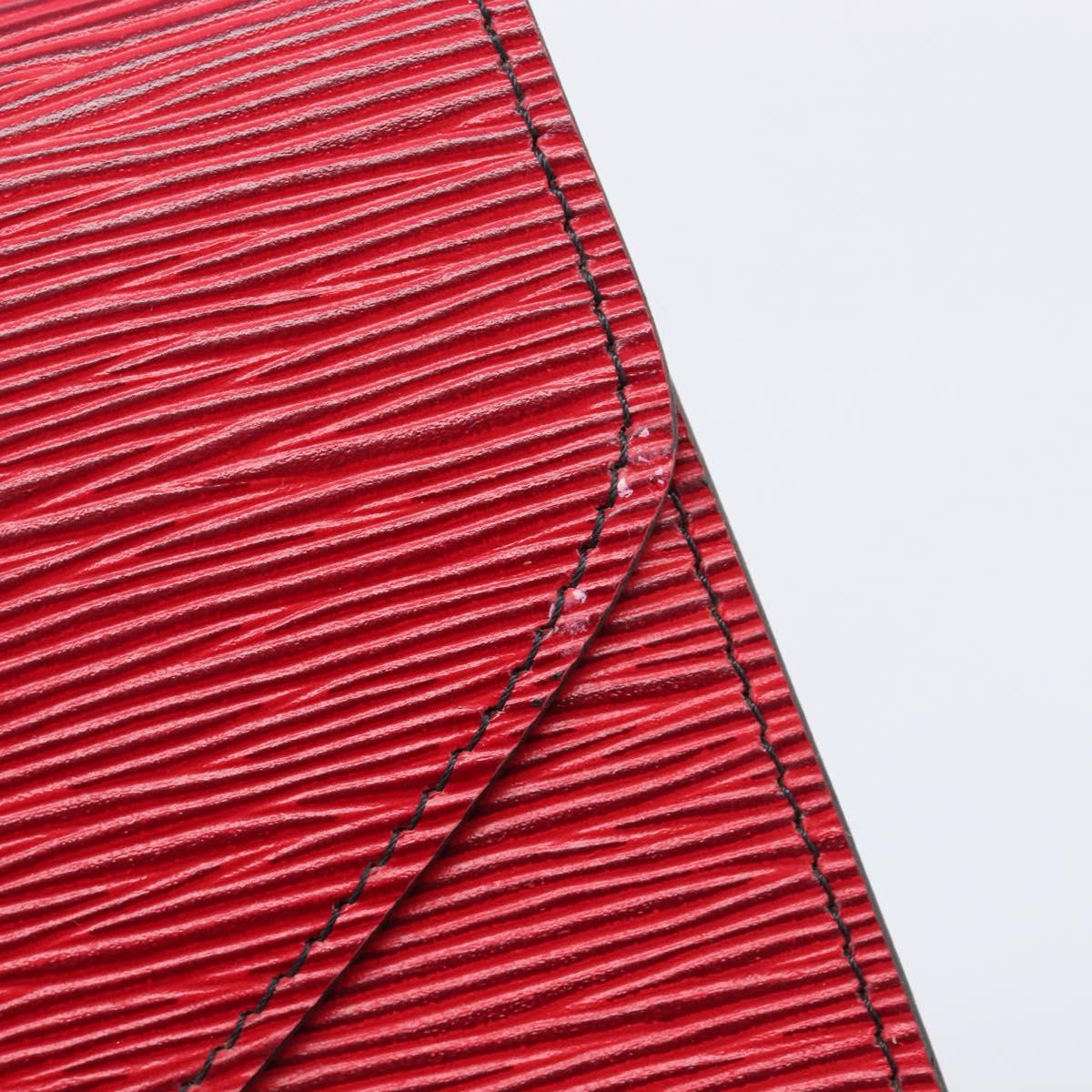 LOUIS VUITTON Epi Art Deco Clutch Bag Red M52637 LV Auth ep16193