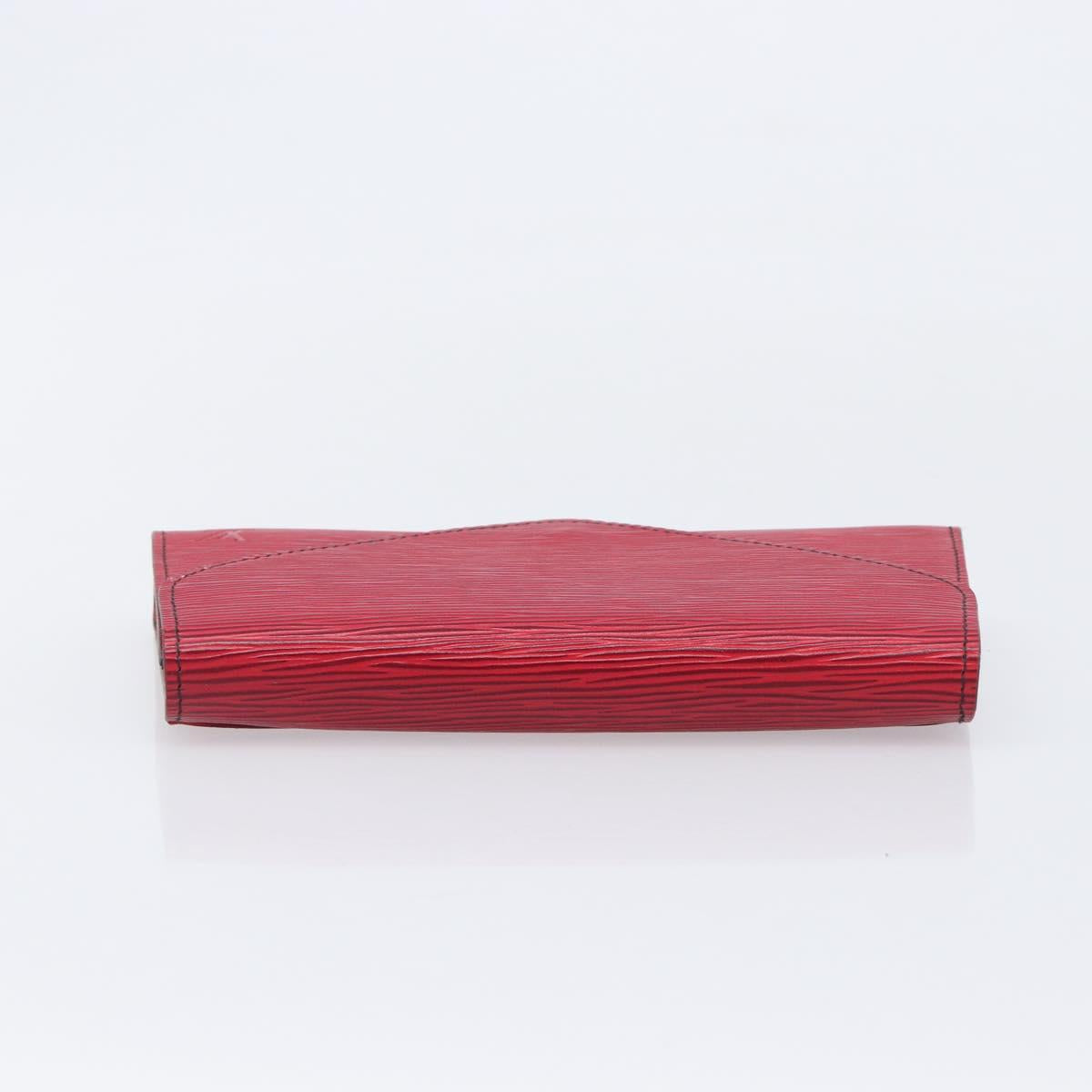 LOUIS VUITTON Epi Art Deco Clutch Bag Red M52637 LV Auth ep16193