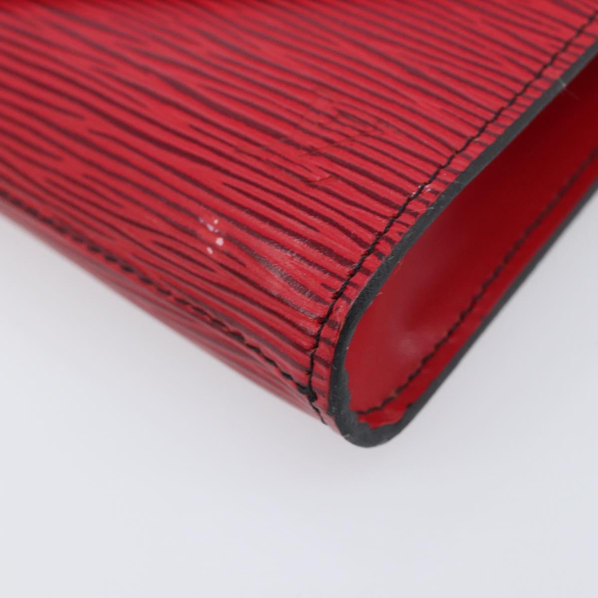 LOUIS VUITTON Epi Art Deco Clutch Bag Red M52637 LV Auth ep16193