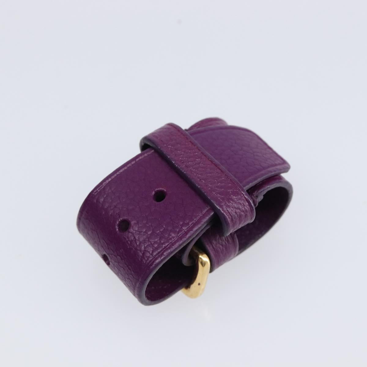 LOUIS VUITTON Monogram Empreinte Montaigne MM Bag Purple M41046 LV Auth ep16194A