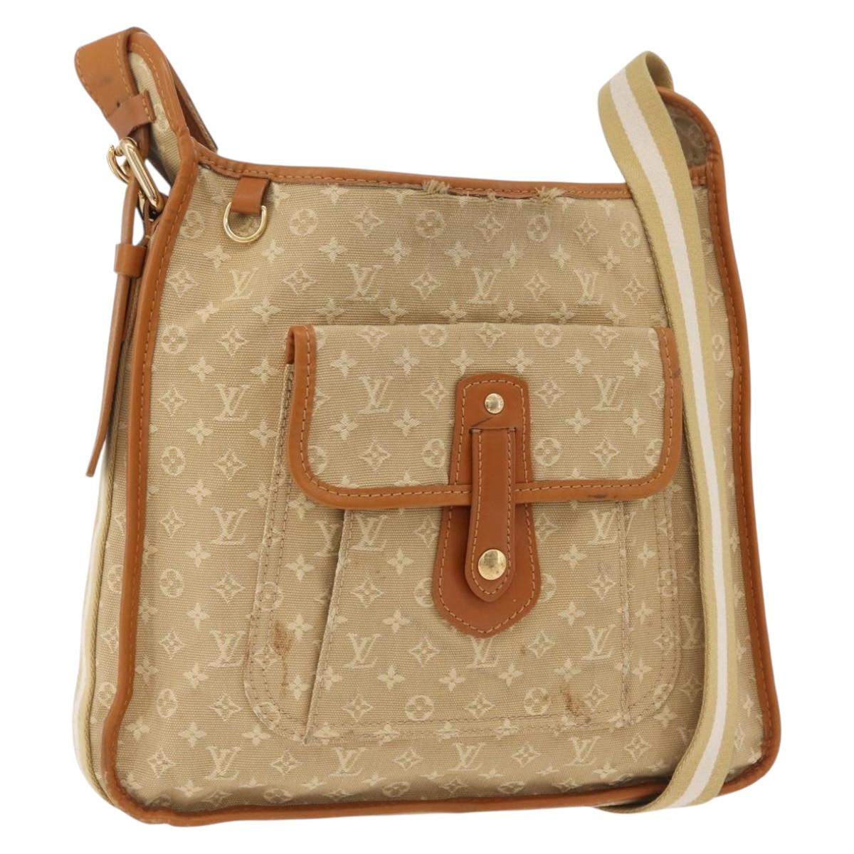 LOUIS VUITTON Monogram Mini Buzas Marie Kate Bag Beige M92323 LV Auth ep16199