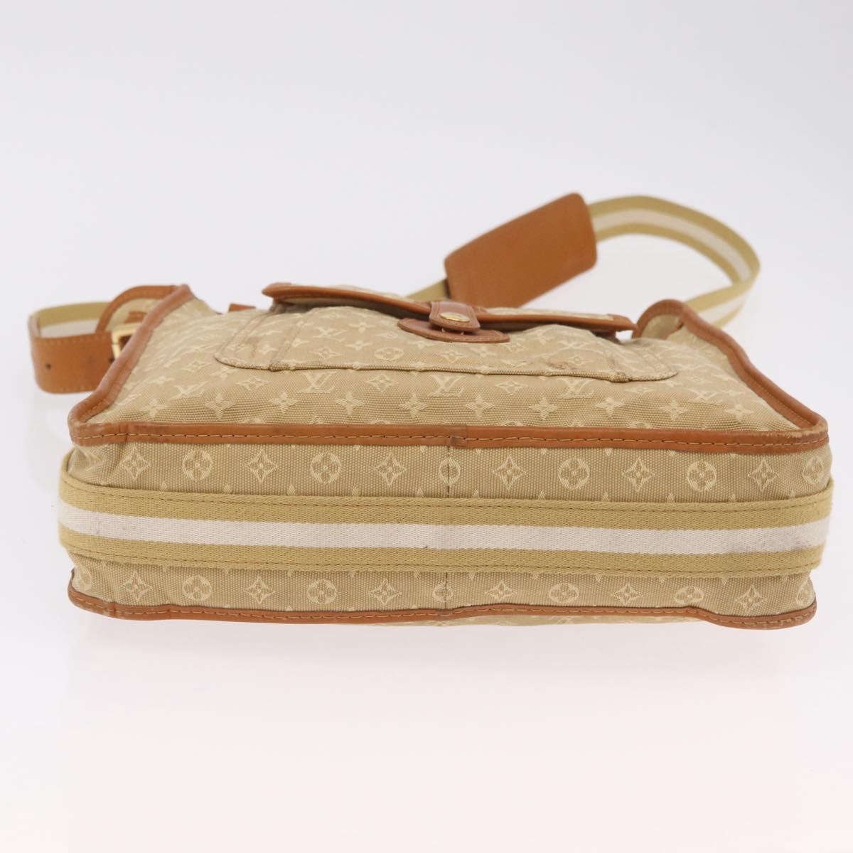 LOUIS VUITTON Monogram Mini Buzas Marie Kate Bag Beige M92323 LV Auth ep16199