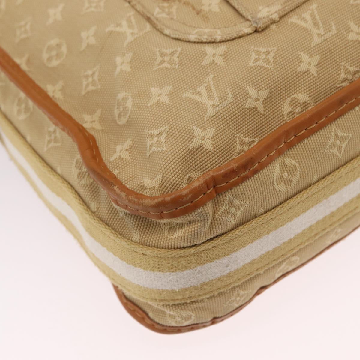 LOUIS VUITTON Monogram Mini Buzas Marie Kate Bag Beige M92323 LV Auth ep16199