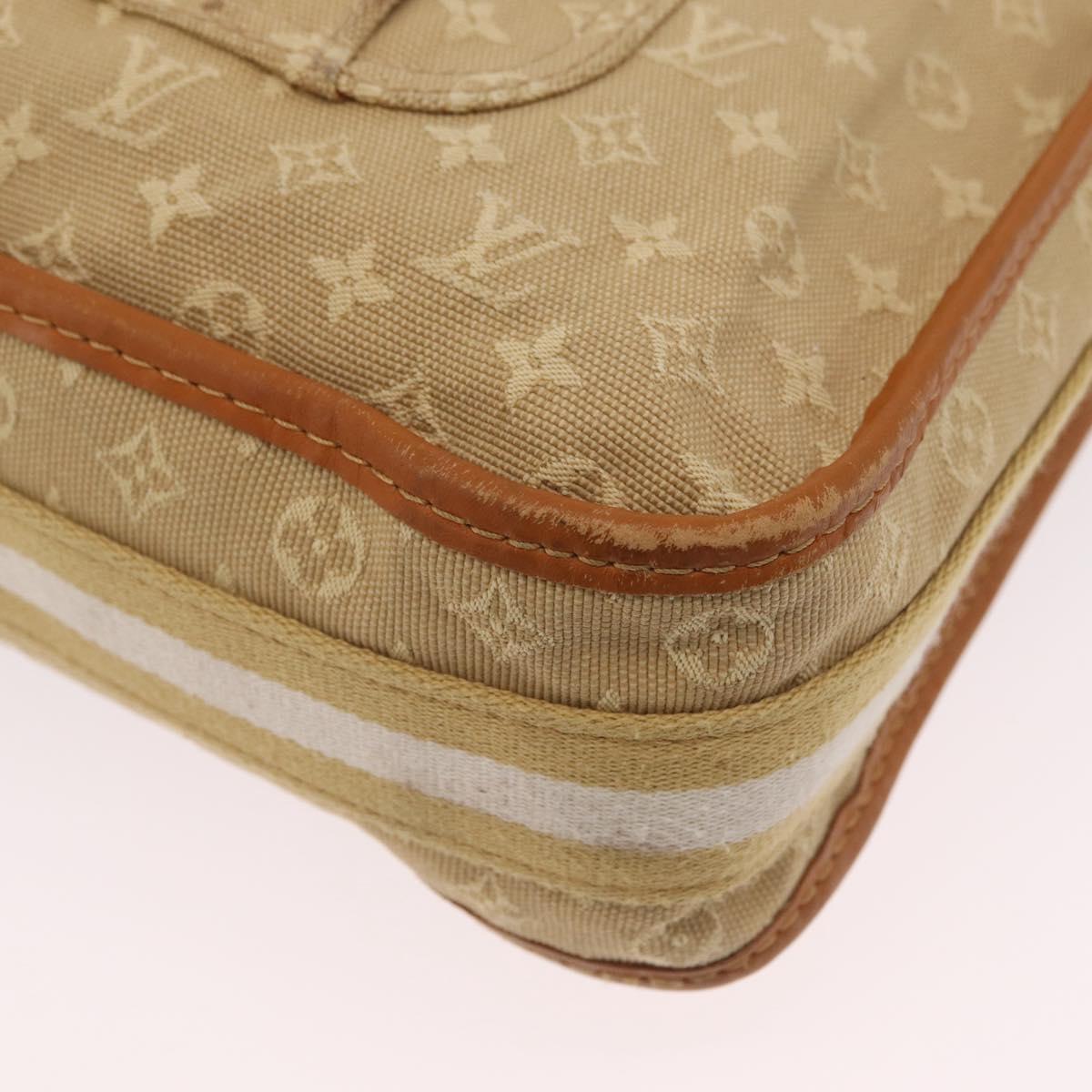 LOUIS VUITTON Monogram Mini Buzas Marie Kate Bag Beige M92323 LV Auth ep16199