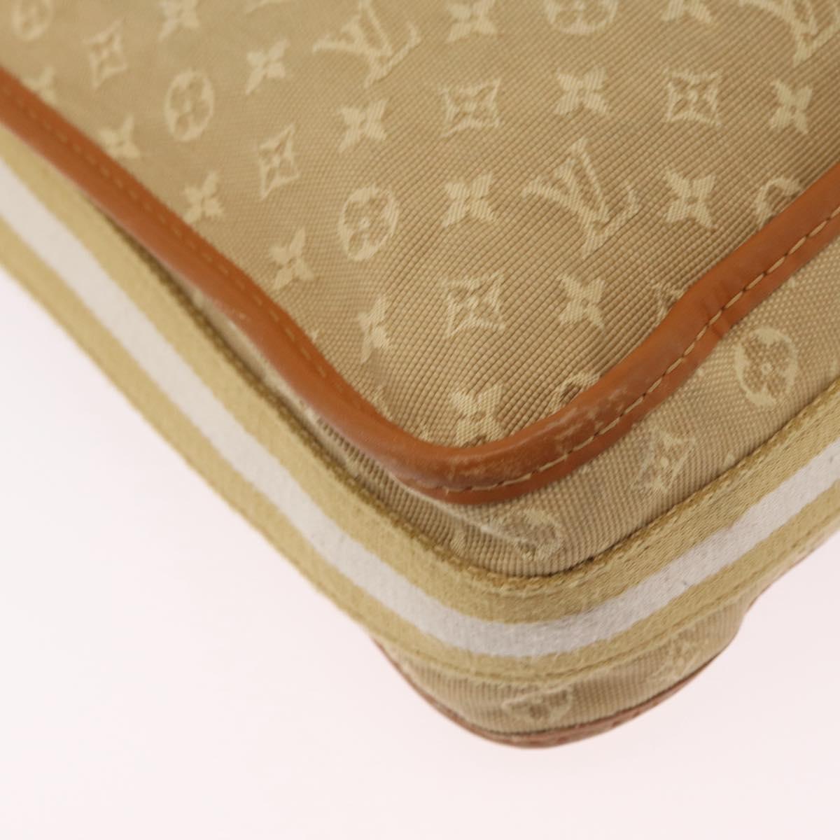 LOUIS VUITTON Monogram Mini Buzas Marie Kate Bag Beige M92323 LV Auth ep16199