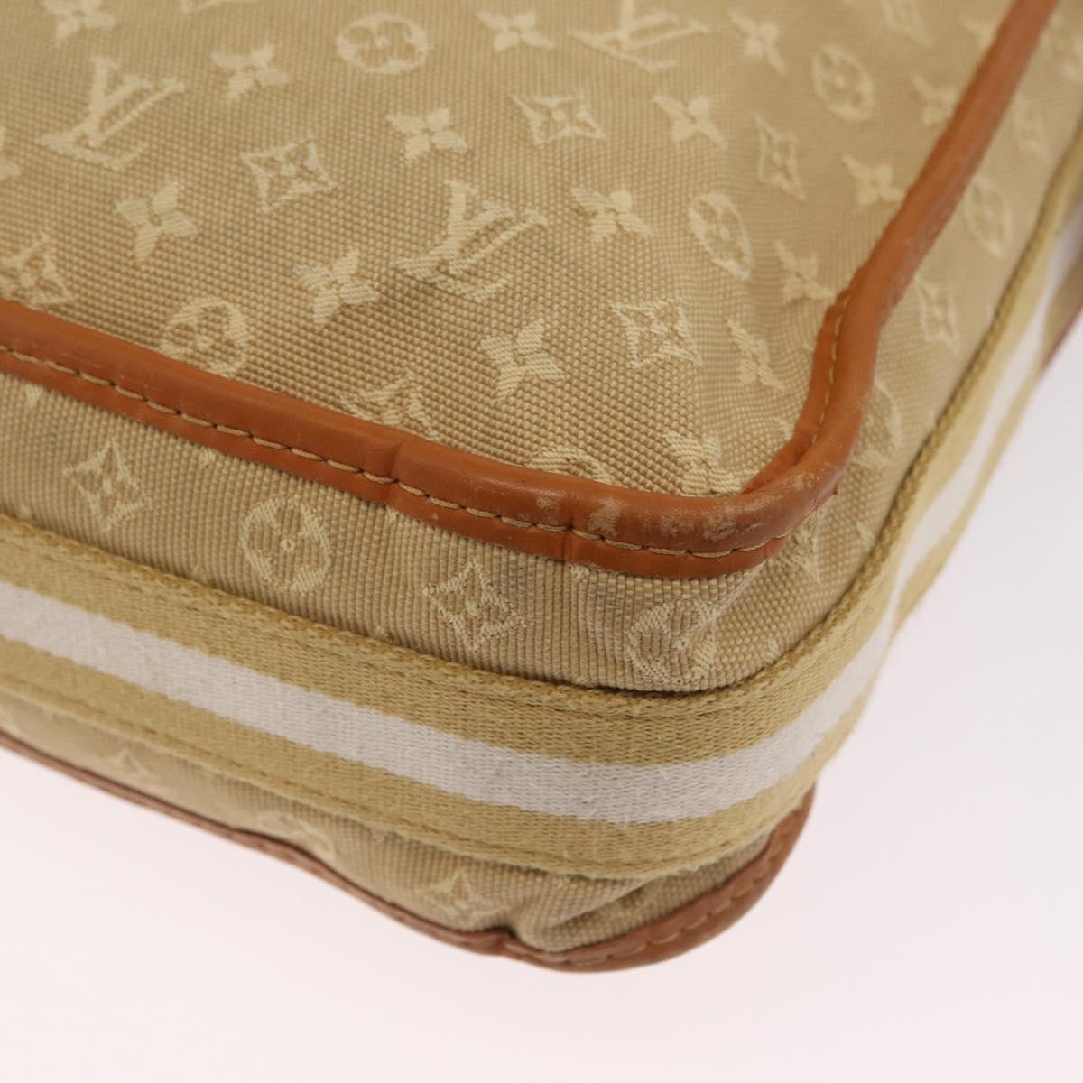 LOUIS VUITTON Monogram Mini Buzas Marie Kate Bag Beige M92323 LV Auth ep16199