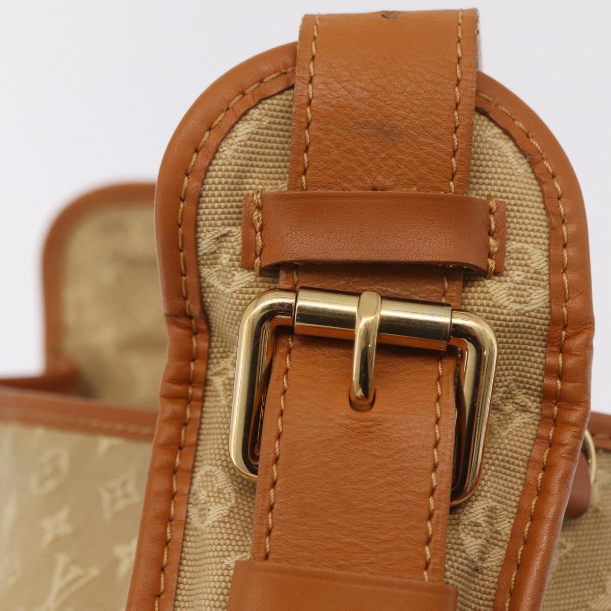 LOUIS VUITTON Monogram Mini Buzas Marie Kate Bag Beige M92323 LV Auth ep16199