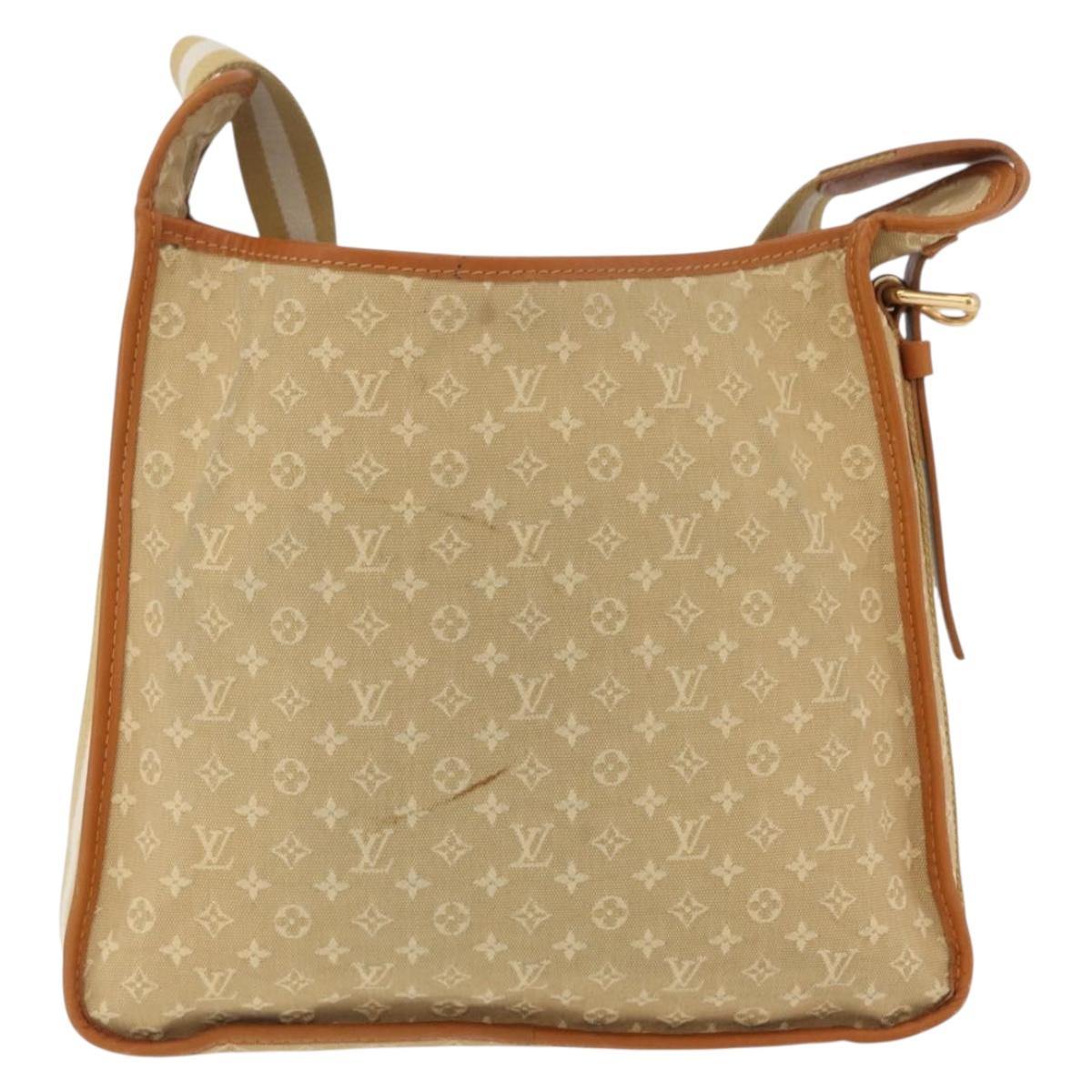 LOUIS VUITTON Monogram Mini Buzas Marie Kate Bag Beige M92323 LV Auth ep16199