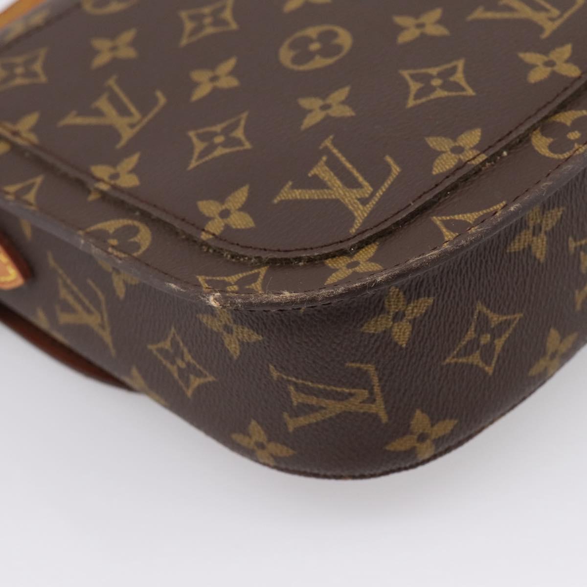LOUIS VUITTON Monogram Saint Cloud GM Shoulder Bag M51242 LV Auth ep16200A