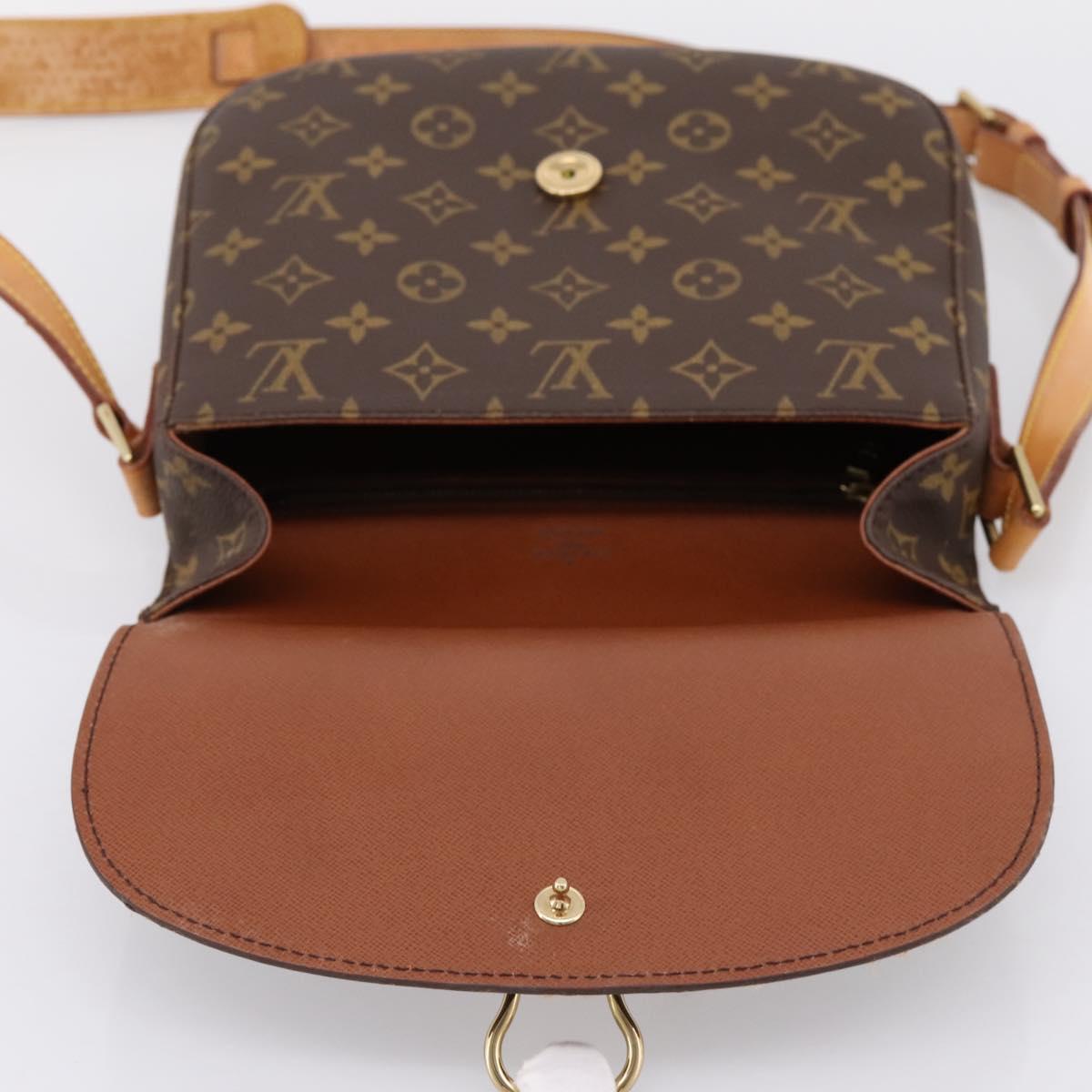 LOUIS VUITTON Monogram Saint Cloud GM Shoulder Bag M51242 LV Auth ep16200A