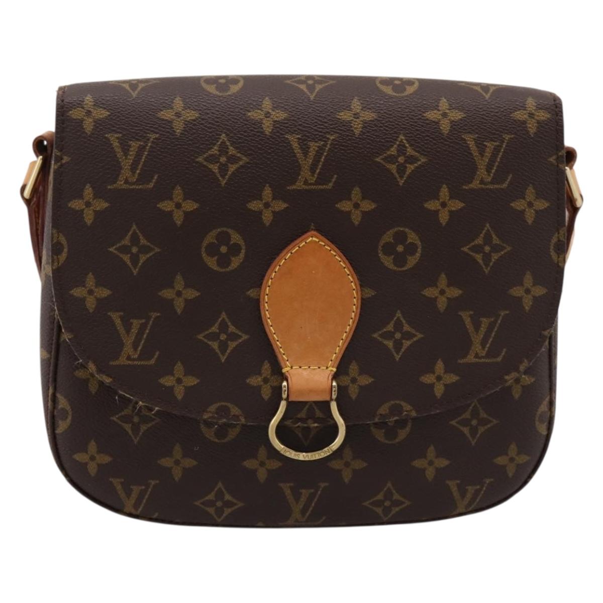 LOUIS VUITTON Monogram Saint Cloud GM Shoulder Bag M51242 LV Auth ep16200A