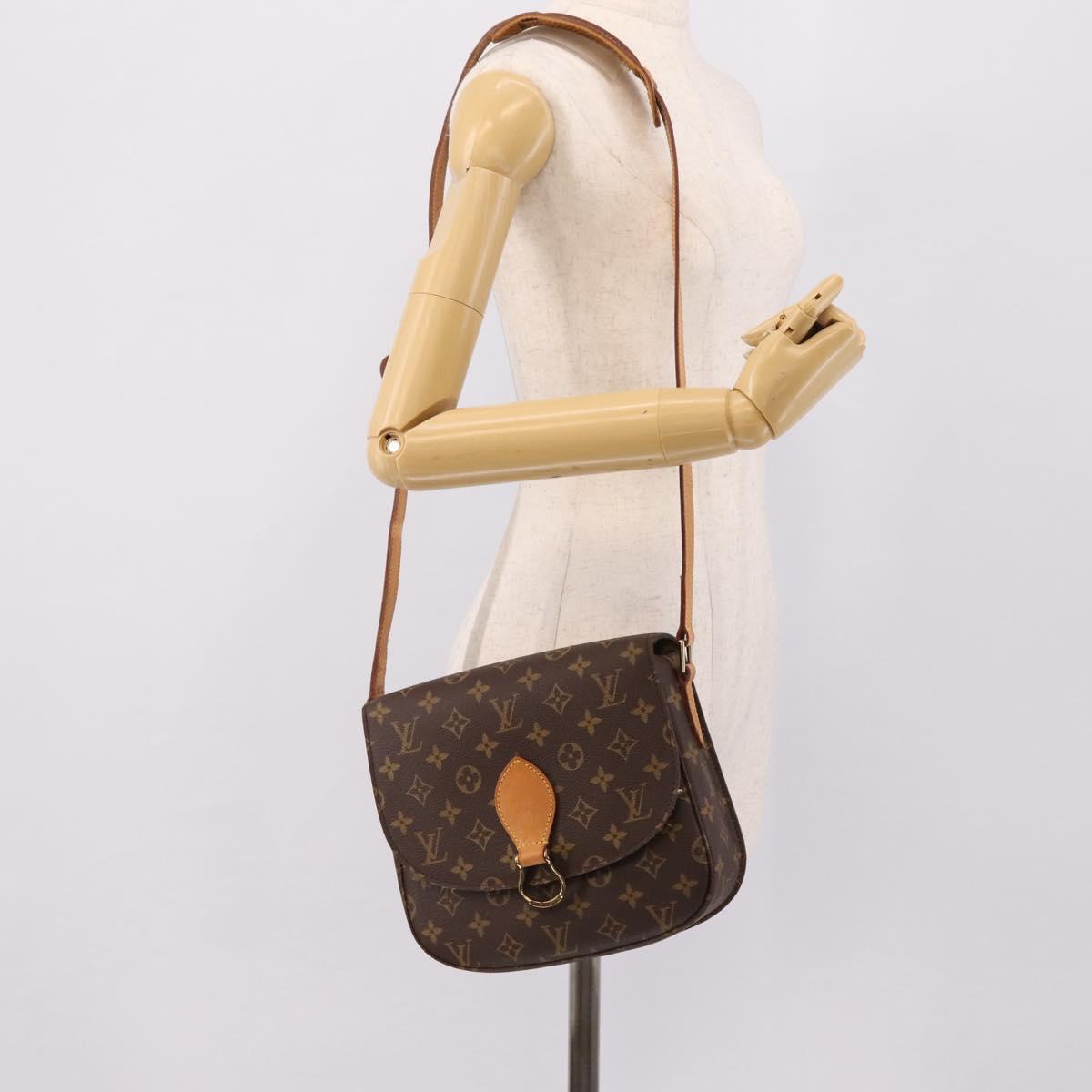 LOUIS VUITTON Monogram Saint Cloud GM Shoulder Bag M51242 LV Auth ep16200A