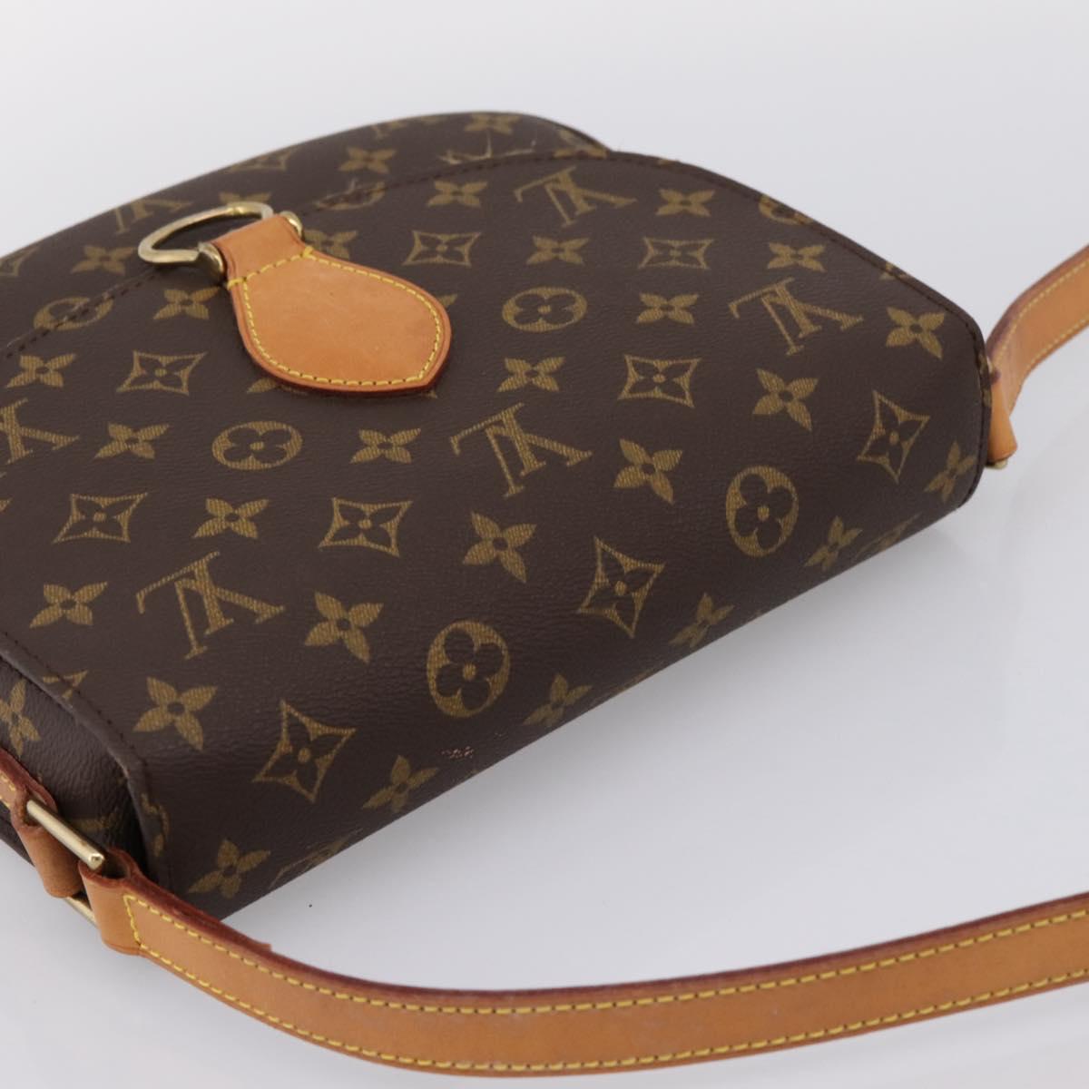 LOUIS VUITTON Monogram Saint Cloud GM Shoulder Bag M51242 LV Auth ep16200A