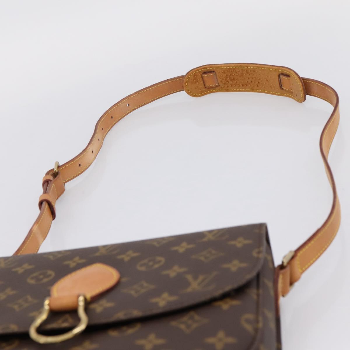 LOUIS VUITTON Monogram Saint Cloud GM Shoulder Bag M51242 LV Auth ep16200A