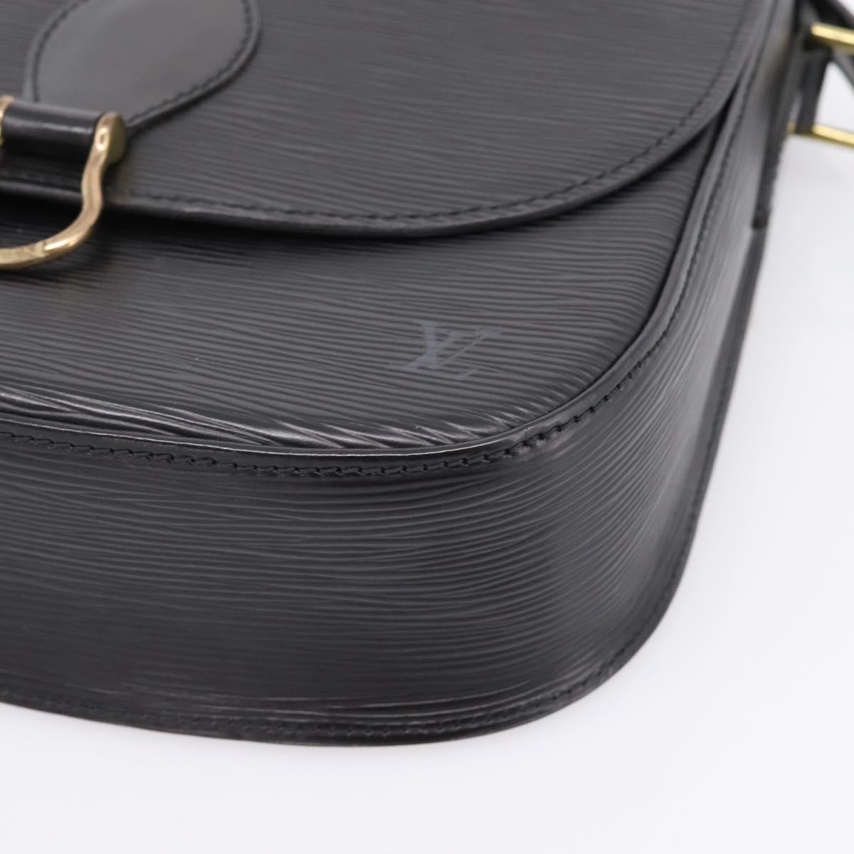 LOUIS VUITTON Epi Saint Cloud GM Shoulder Bag Black Noir M52192 LV Auth ep16207A