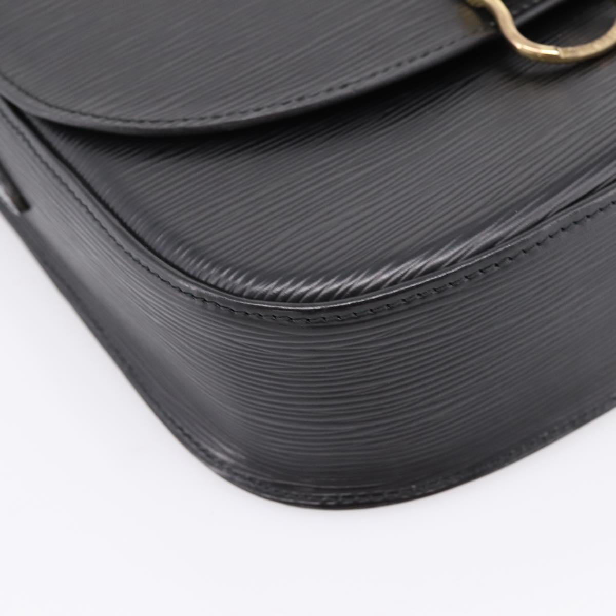LOUIS VUITTON Epi Saint Cloud GM Shoulder Bag Black Noir M52192 LV Auth ep16207A