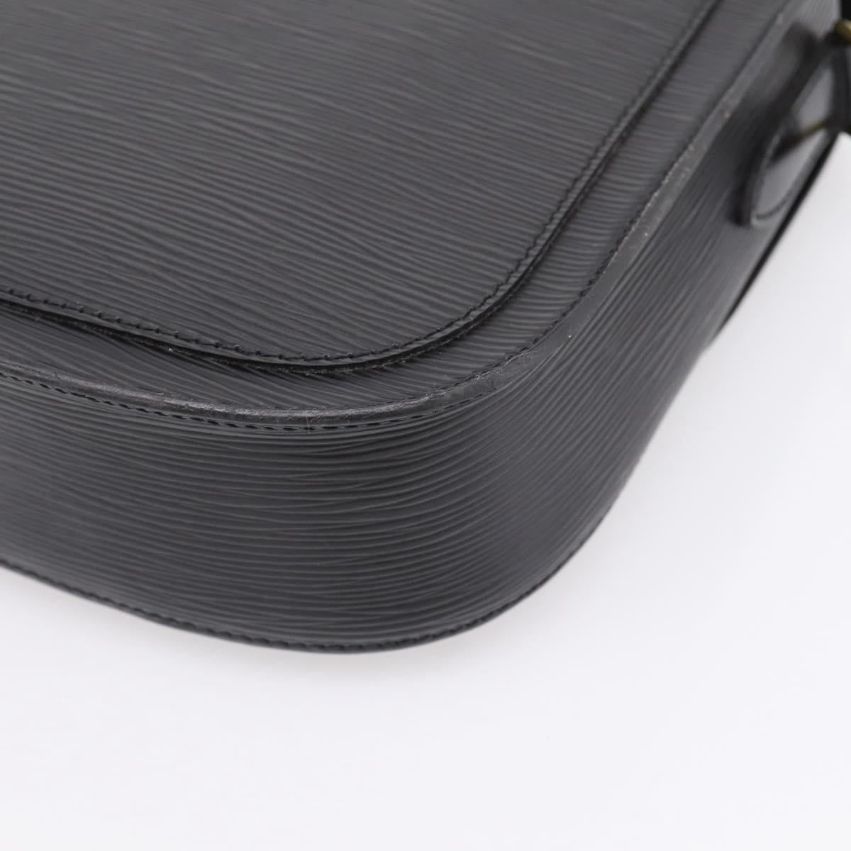 LOUIS VUITTON Epi Saint Cloud GM Shoulder Bag Black Noir M52192 LV Auth ep16207A