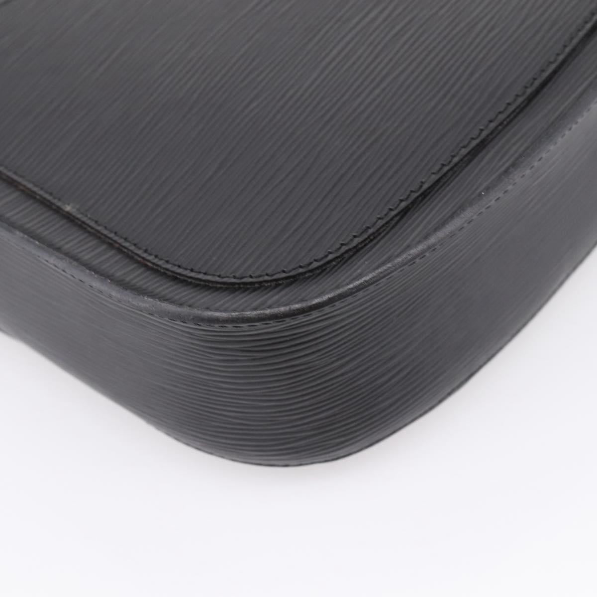 LOUIS VUITTON Epi Saint Cloud GM Shoulder Bag Black Noir M52192 LV Auth ep16207A