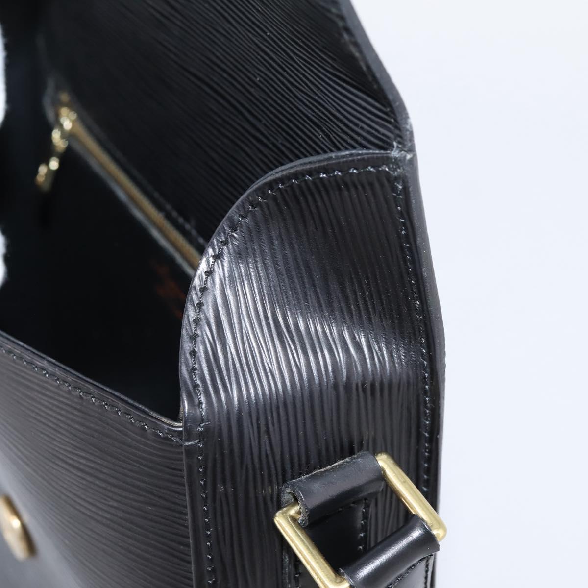 LOUIS VUITTON Epi Saint Cloud GM Shoulder Bag Black Noir M52192 LV Auth ep16207A