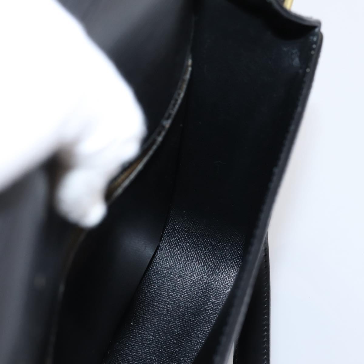 LOUIS VUITTON Epi Saint Cloud GM Shoulder Bag Black Noir M52192 LV Auth ep16207A