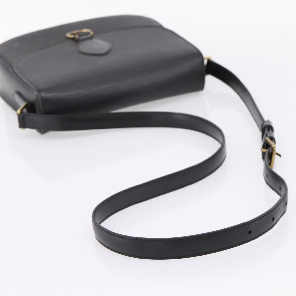 LOUIS VUITTON Epi Saint Cloud GM Shoulder Bag Black Noir M52192 LV Auth ep16207A