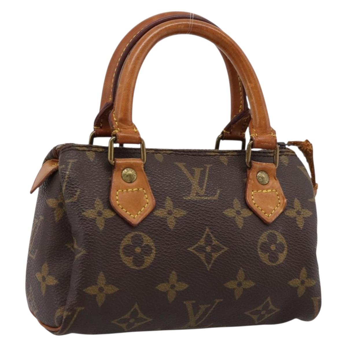 LOUIS VUITTON Monogram Mini Speedy Hand Bag M41534 LV Auth ep16208