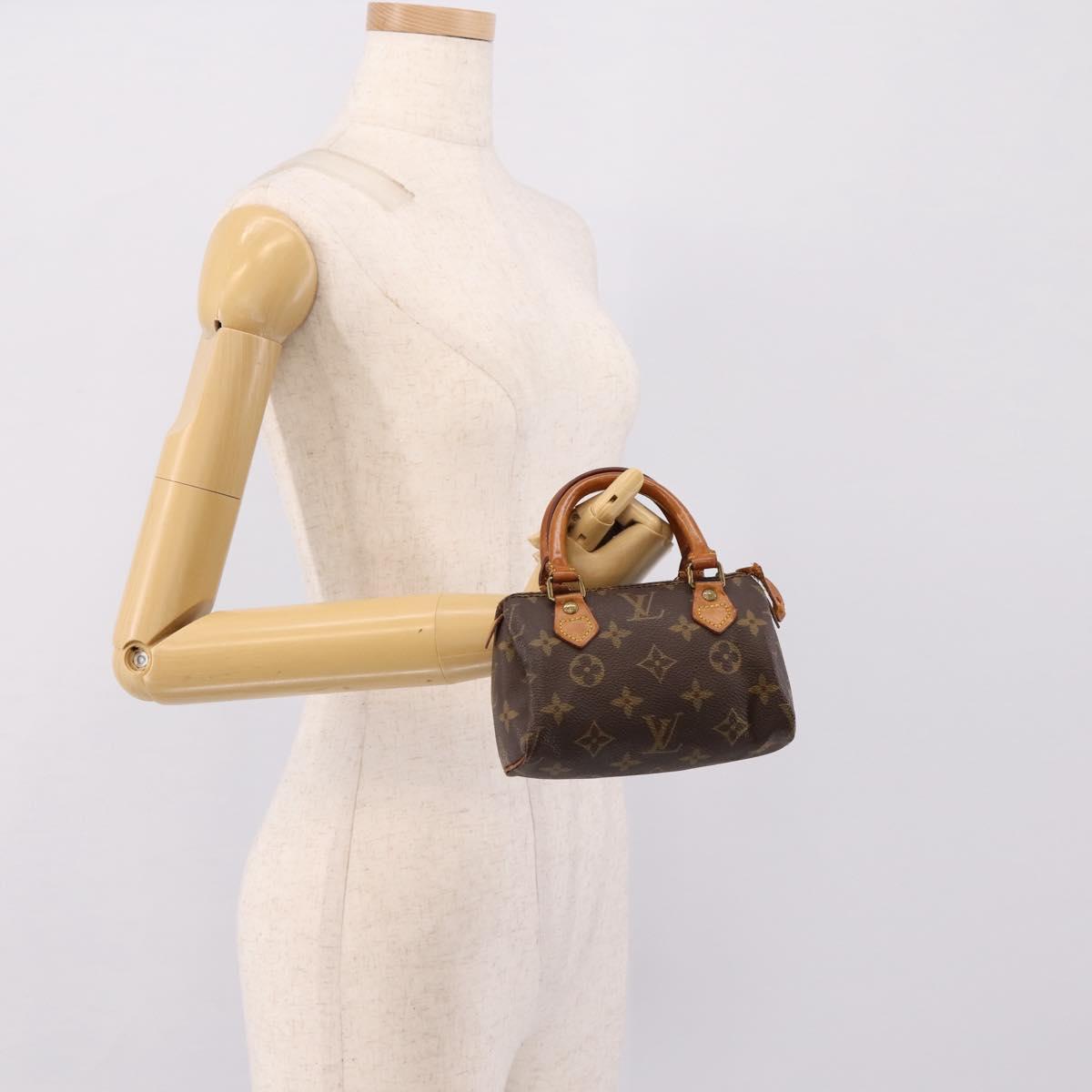 LOUIS VUITTON Monogram Mini Speedy Hand Bag M41534 LV Auth ep16208