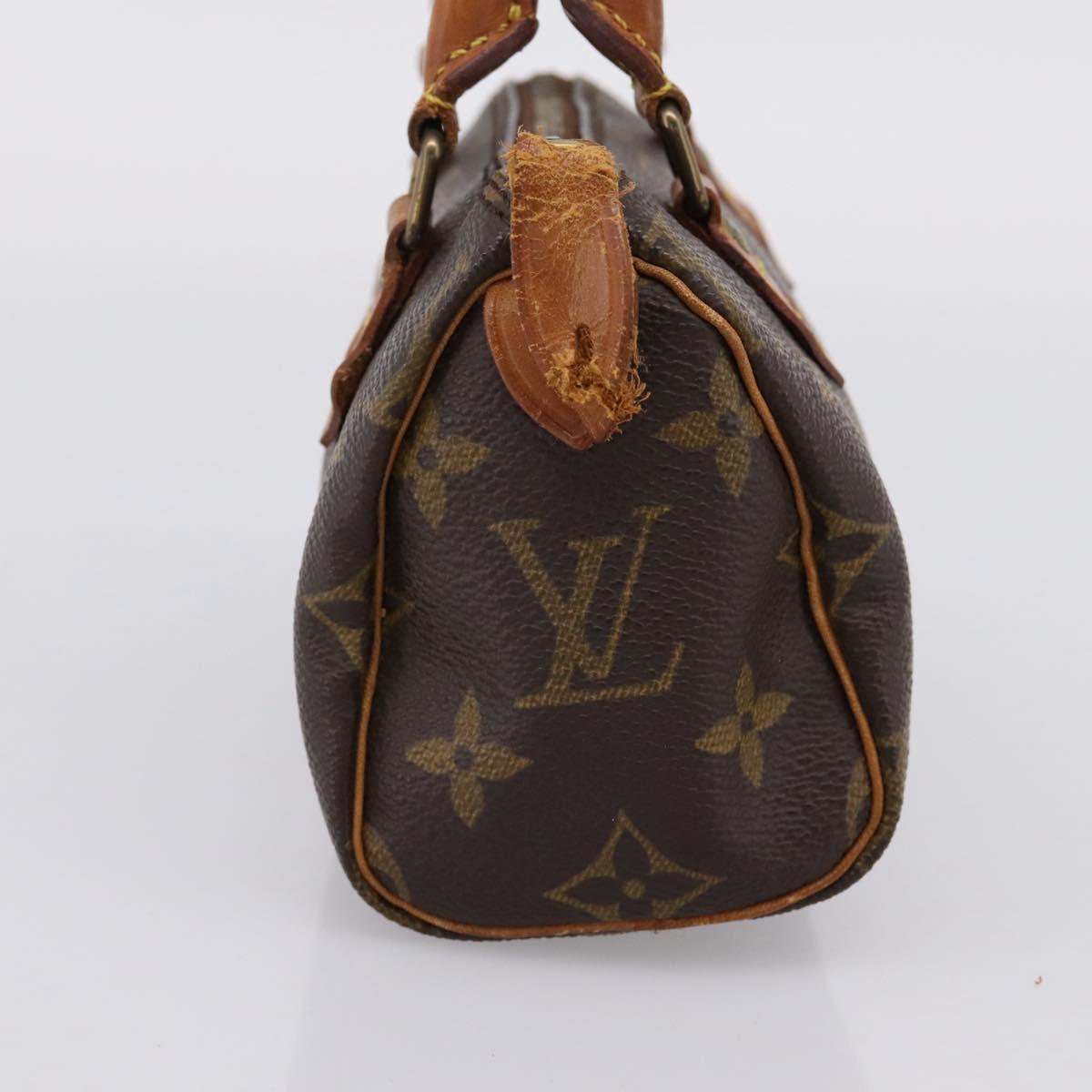 LOUIS VUITTON Monogram Mini Speedy Hand Bag M41534 LV Auth ep16208