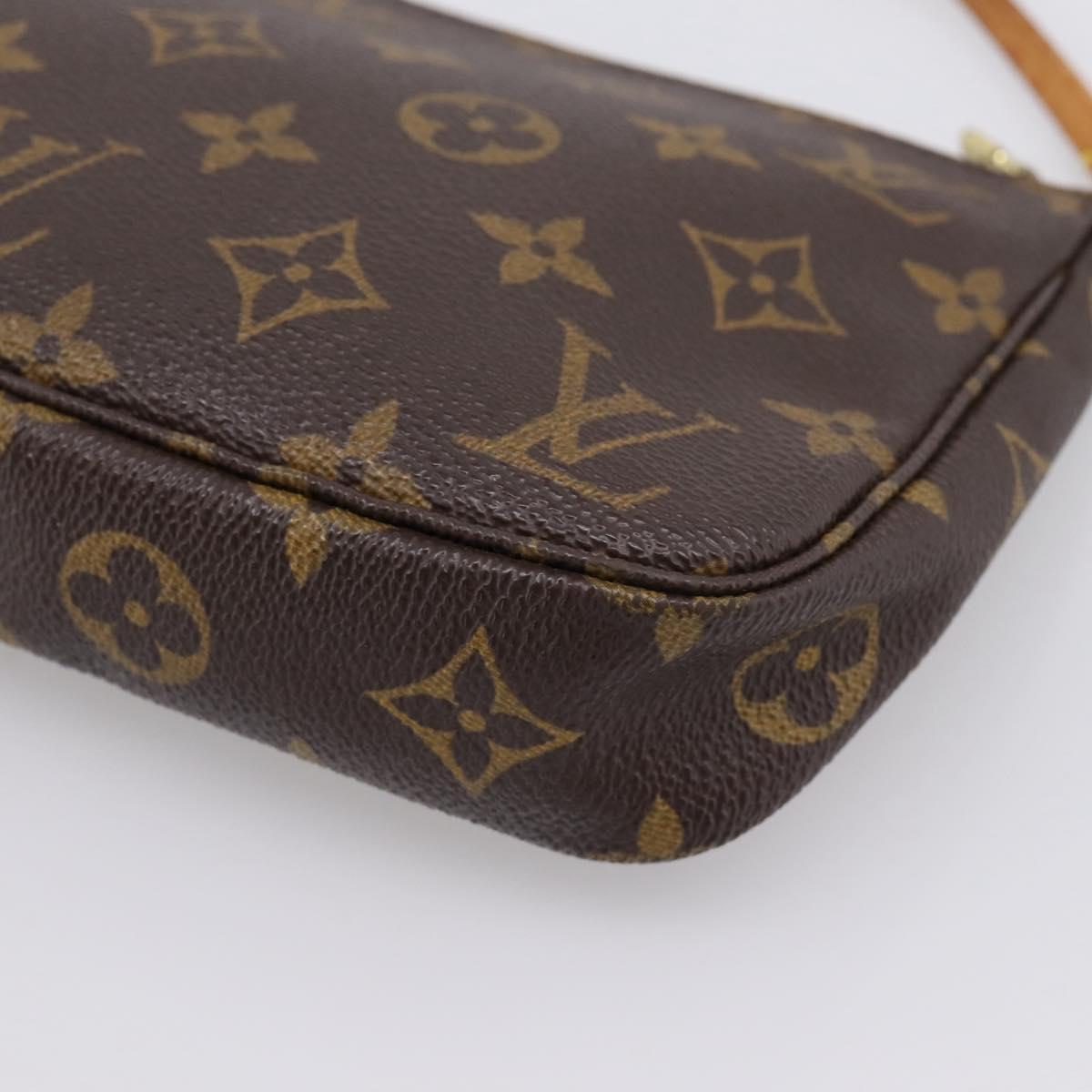 LOUIS VUITTON Monogram Pochette Accessoires Pouch M51980 LV Auth ep16209